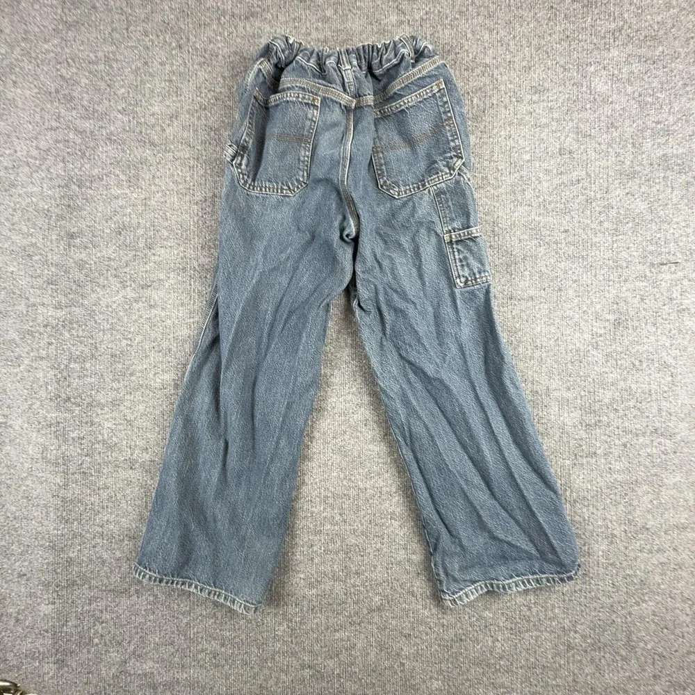 VTG Y2K Faded Glory Jeans Boys 16 Husky Blue Relaxed Straight 29x26 Pull On